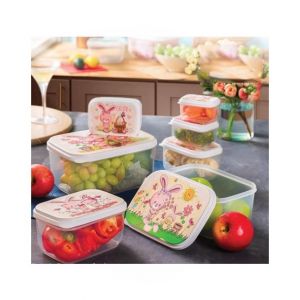 Easy Shop Air Tight Freezer Storage Box Pack Of 4