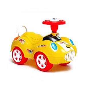 Easy Shop Mini Cooper Junior Ride On Push and Pull Kid's Car Yellow