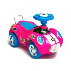 Easy Shop Mini Cooper Ride On Push and Pull Kid's Car Purple