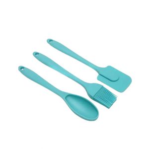 Easy Shop Silicone Cooking Spatula Set Pack of 3-Blue