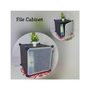 Easy Shop Single Box File Cabinet Black
