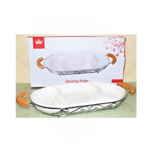 Easy Shop Solecasa Serving Dish With Steel Stand