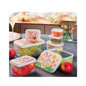 Easy Shop Square Storage Container Pack Of 4