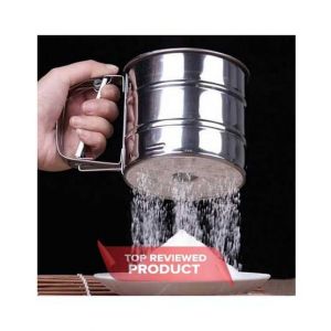 Easy Shop Stainless Steel Flour Straining Cup