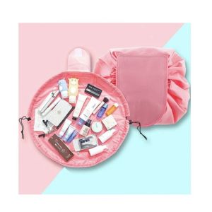 Easy Shop Waterproof Travel Cosmetic Bag Pink