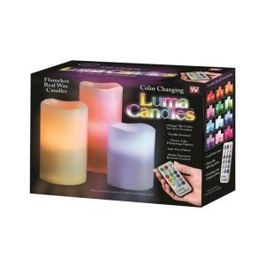 Easy Shop Luma Color Changing Candles With Remote