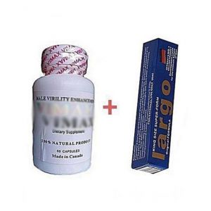 Shop Zone Vimax 60 Pills And Largo Cream For Men (Pack of 2)