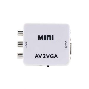ShopEasy Mini Plug And Play Full HD VGA To AV Converter