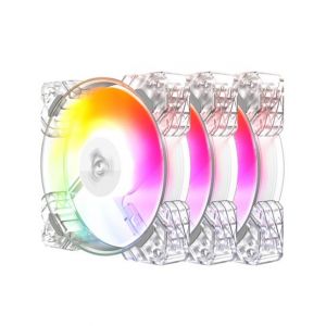 Alseye N12 Neo Series ARGB 3 Pieces Cooling Fan White