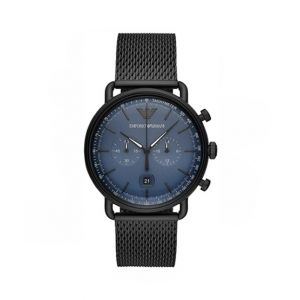 Emporio Armani Stainless Steel Men's Watch Black (AR11201)