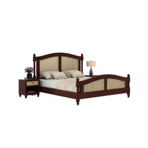 EShop Palm Sheesham Wood Double Bed