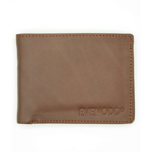 Evenodd Plain Leather Wallet For Men Camel (MAW18050)