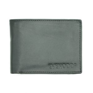 Evenodd Plain Leather Wallet For Men Grey (MAW18051)