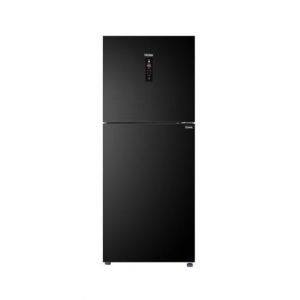 Haier Digital Inverter Freezer-On-Top Glass Door Refrigerator 10 Cu Ft Black (HRF-306IDB)
