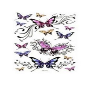 Ferozi Traders Butterfly Body Tattoo Stickers