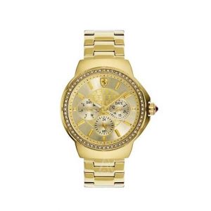 Ferrari Crystallized Women's Watch Gold Tone (820016)