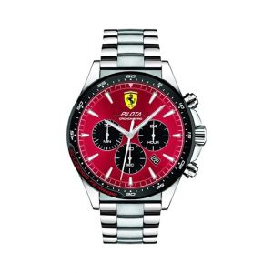 Ferrari Pilota Chronograph Men's Watch Silver (830619)