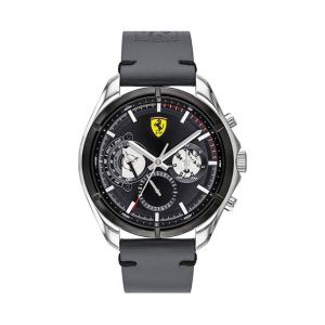 Ferrari Scuderia Leather Men's Watch Black (830753)
