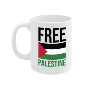 Goodsbuy Free Palestine Printed Ceramic Mug