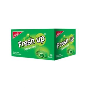 Fresh up Spearmint Bubble Gum Box - Pack of 36 (Rs 2/- Per Piece)