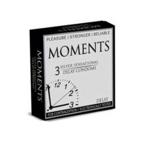 Friends Mobile Moments Silver Sensational Delay Condoms (Pack of 3)