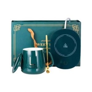 G-Mart Electric Coffee Mug Warmer With Spoon