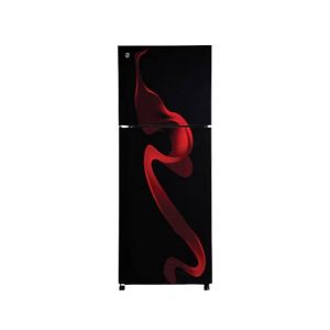 PEL InverterOn Freezer-on-Top Glass Door Refrigerator 11 Cu Ft (PRINVO GD-6350)-Red Blaze