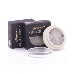 Genny Hello Glitter Eye Shade Silver Spread Shade Small (19)