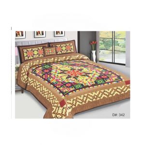 Gilani Store King Size Double Bed Sheet With Set