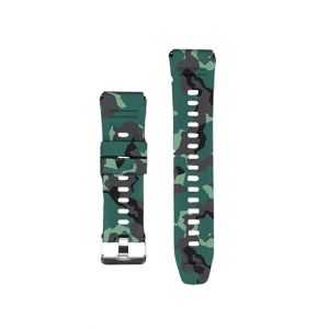 Ronin R-012 Rugged Smart Watch Strap-Green Camouflage