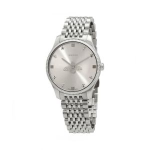 Gucci G-Timeless Quartz Women's Watch Silver (YA1264153)