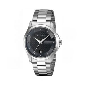 Gucci G-Timeless Stainless Steel Men's Watch Silver (YA126456)