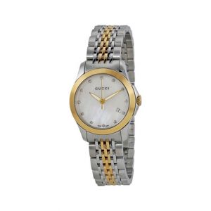 Gucci Timeless Diamond Women's Watch Two-tone (YA126513)