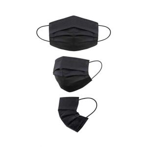 Hamayun Goods Fabric Disposable Face Mask Black
