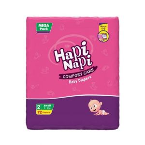 Hapi Napi 360 Comfort Care Diaper Pack Of 72 Pieces Size-2