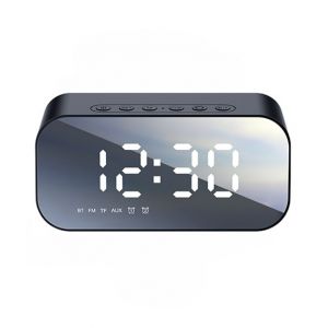 Havit Digital Alarm Clock Wireless Speaker Black (M3)