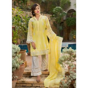 Haya Embroidered Collection 3 Piece (0018)