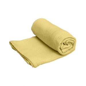 Home n Baby Spun Weave Baby Blanket Yellow