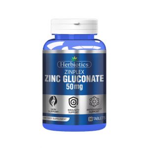 Herbiotics Zinplex Zing Gluconate Dietary Supplement 50mg - 30 Tab