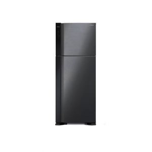 Hitachi Big 2 Stylish Freezer-on-top Refrigerator Brilliant Black 16 Cu ft (R-V560P7MS)