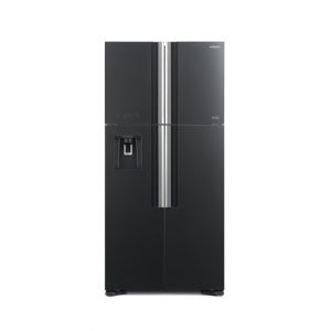 Hitachi Big French Deluxe Refrigerator Glass Gray 19 Cu ft (R-W690P7MSX)