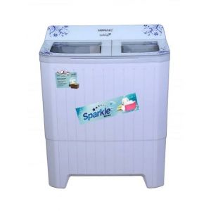 Homage Semi-Automatic Twin Tub Glass Washing Machine 11Kg Blue Flower (HWM-49112)
