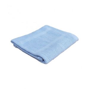 Home N Baby Cellular Breathable Blanket Blue