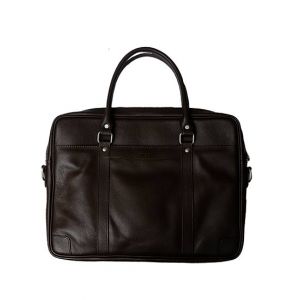 Hope Care 15.6'' Laptop Leather Bag Black