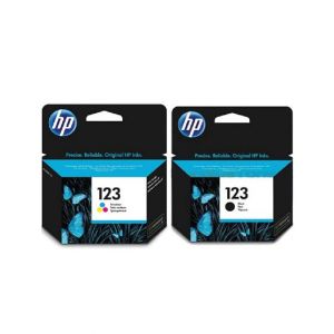 HP 123 Black & Tri Color Ink Cartridge Set