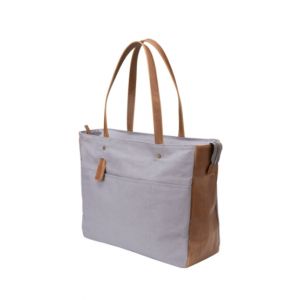 HP 14" Women Canvas Tote Grey/Brown (V1M58AA)