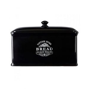 Premier Home Vintage Home Bread Box - Black (721925)