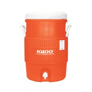 Igloo 5 Gallon Seat Top Without Cup Dispenser Water Cooler Orange (42316)