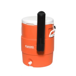 Igloo Seat Top 10 Gallon Water Cooler With Cup Dispenser Orange (42021)
