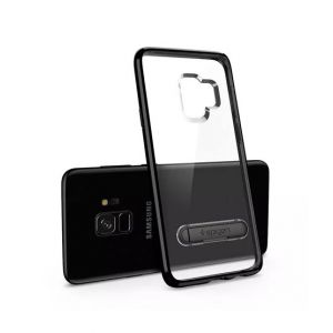 Spigen Ultra Hybrid S Crystal Clear Case For Galaxy S9 - Black (AMT-9844)
